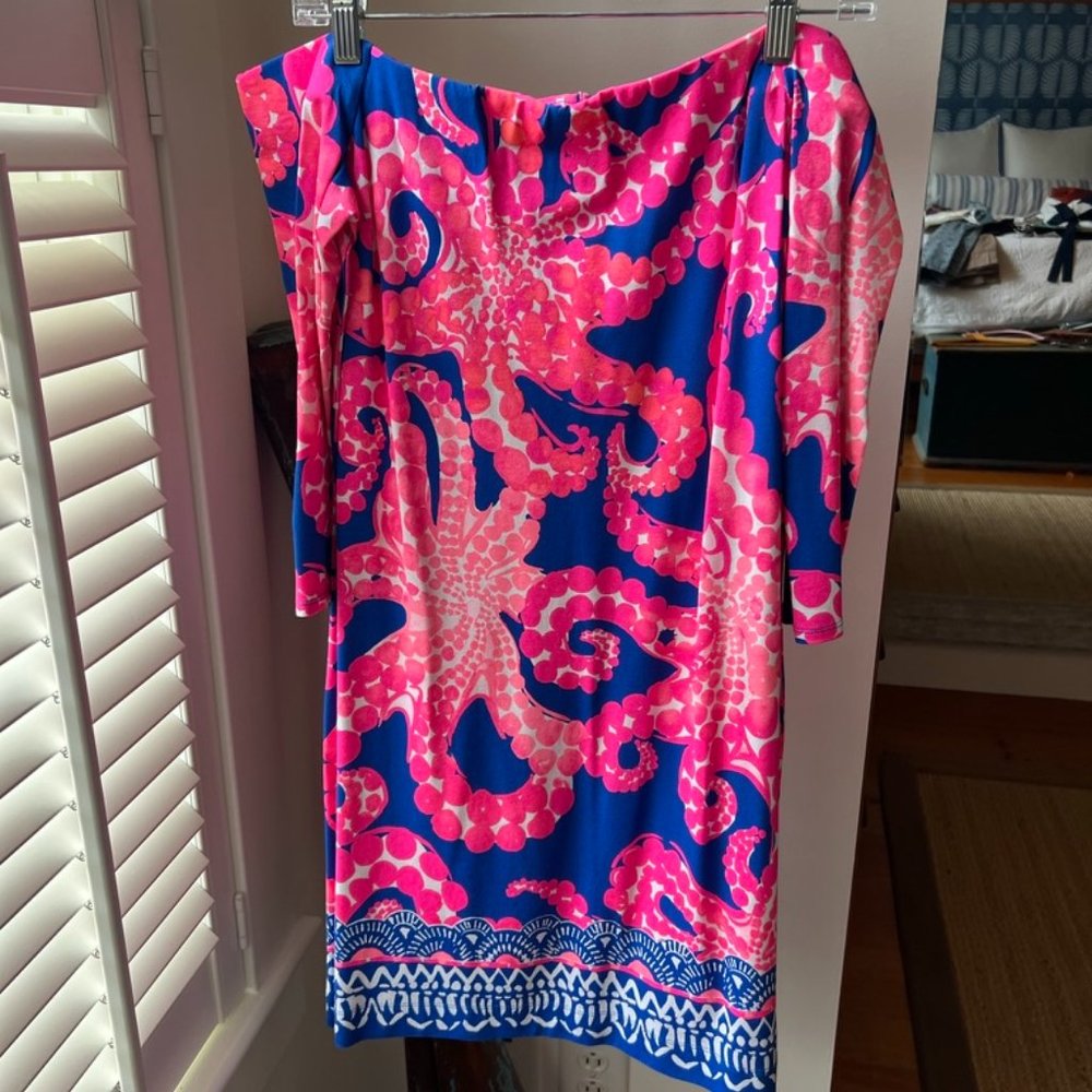 Lily Pulitzer Dress, Size Medium - off the shoulder